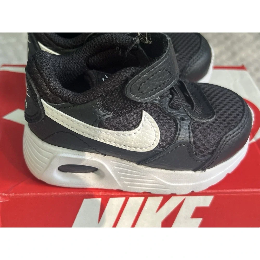 Nike CZ5361-002 Toddler Shoes Size 8C Balck‎ White
